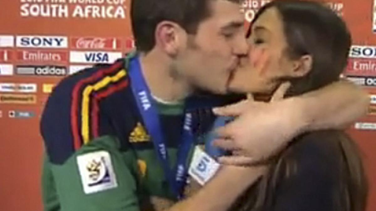 10 años del beso de Iker Casillas y Sara Carbonero