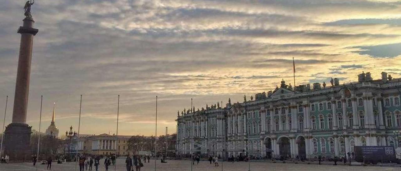 Imagen del Hermitage, el antiguo palacio de invierno de los zares. // Visit Russia Spain/ Raúl García