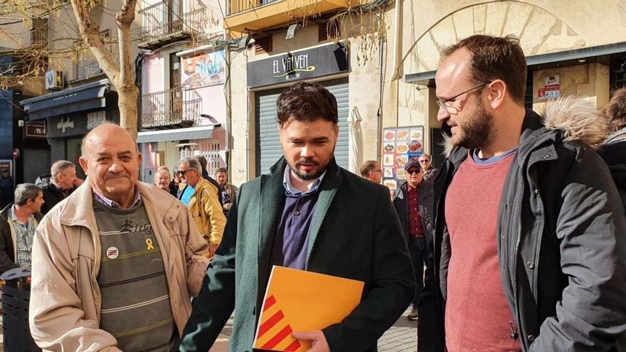 Rufián y el padre de Junqueras presentan sus libros en Vinaròs