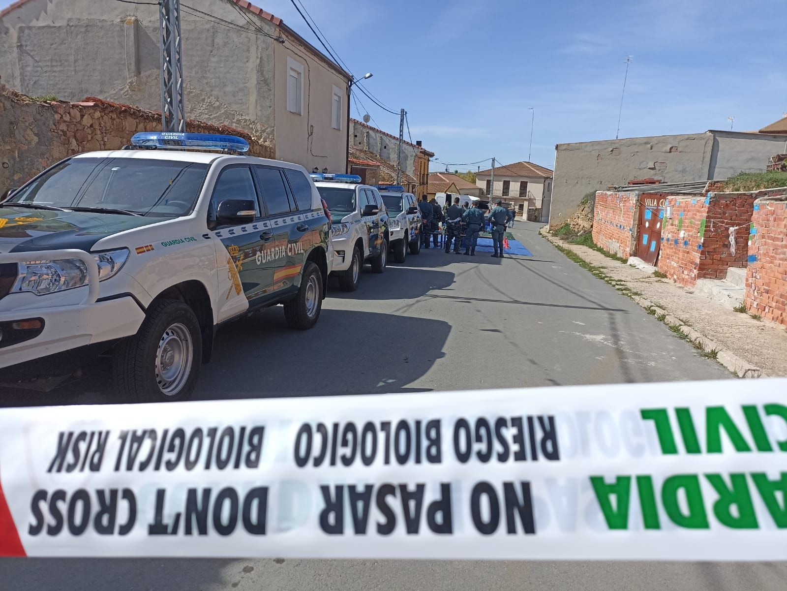 La Guardia Civil, en la vivienda de Segovia.