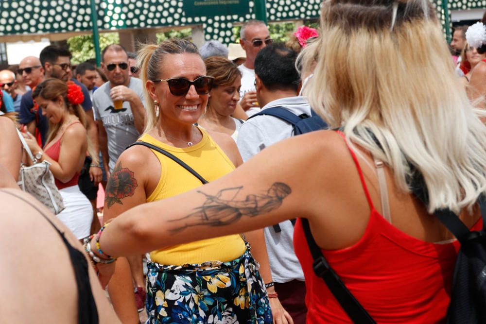 Ambiente en la Feria de Málaga del martes 20 de agosto