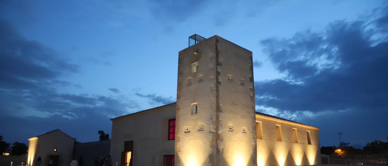 La Torre Ansaldo restaurada y convertida en el Centro de Interpretación de la Huerta de Alicante.