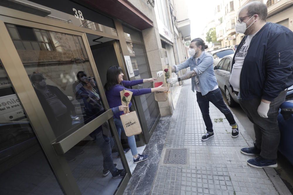 Un Sant Jordi entre la tristeza y la esperanza marcado por el coronavirus