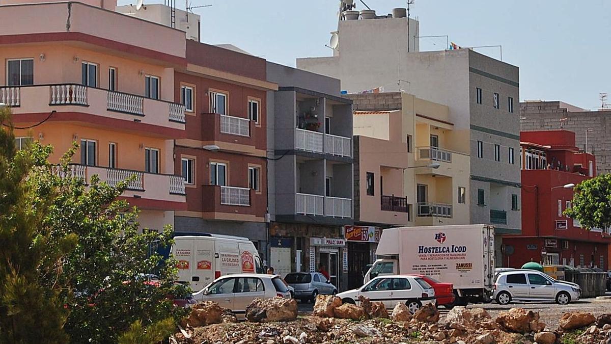 Barrio de El Fraile, en el municipio de Arona. | | E. D.