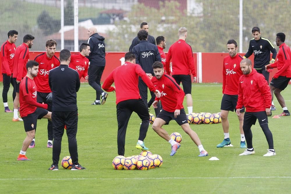 Entrenamiento del Sporting