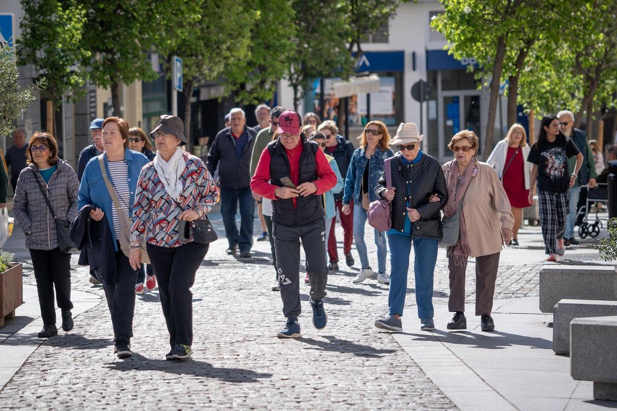 Turistas pasean por Mérida durante la semana pasada.