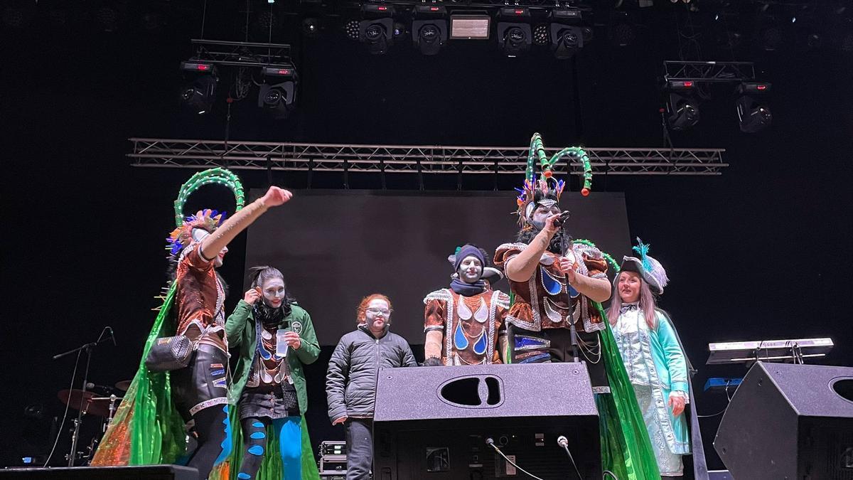 Una actuación en el carnaval de Villar, en imagen de archivo