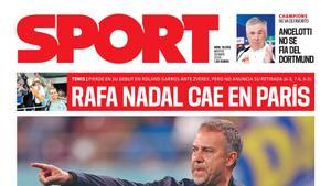 La portada de SPORT de hoy