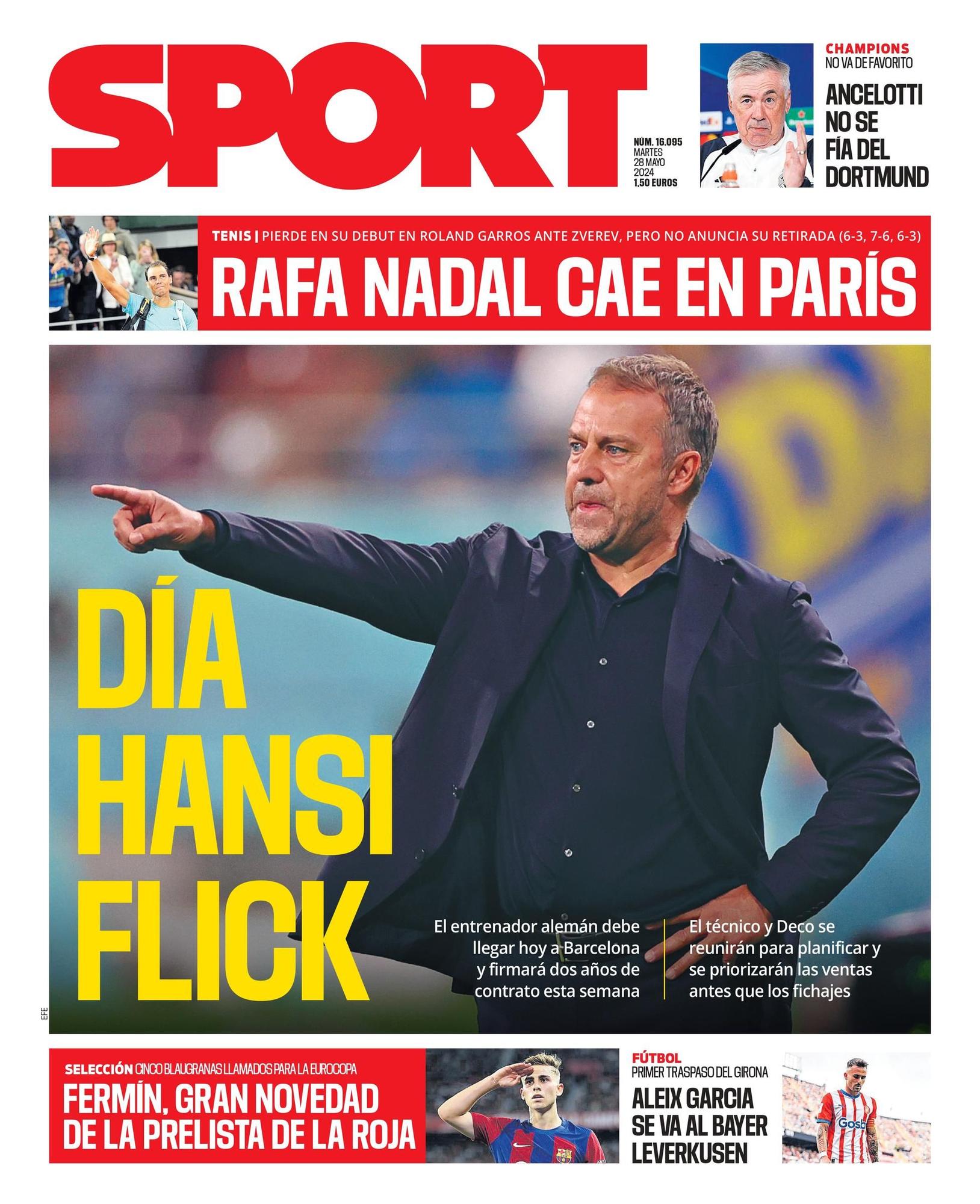 La portada de SPORT de hoy