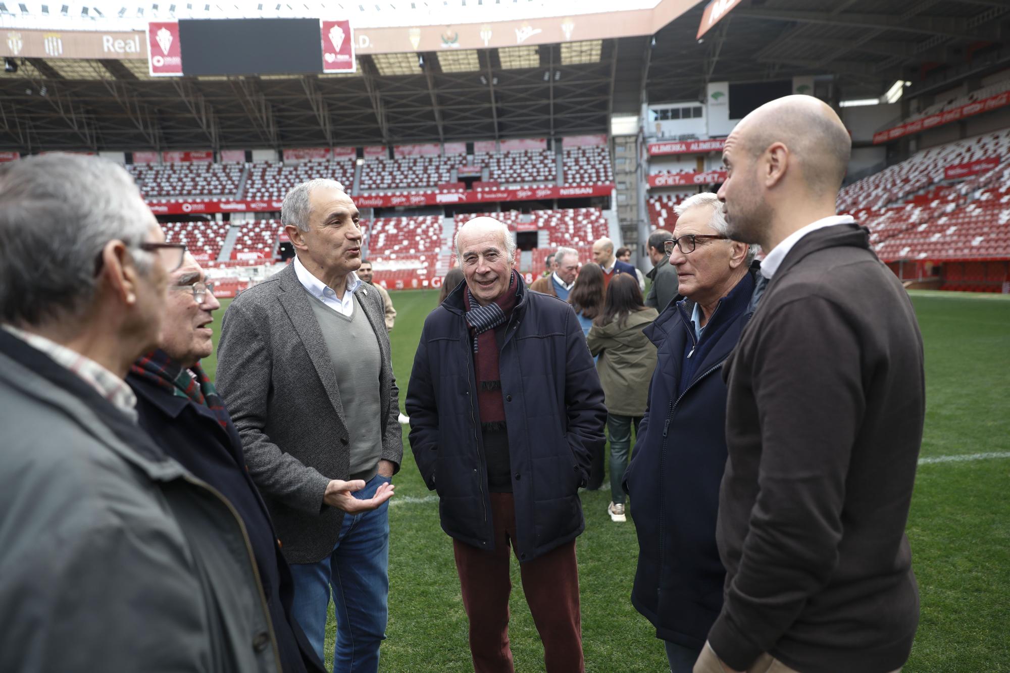 El homenaje del Sporting a Prendes, en imágenes