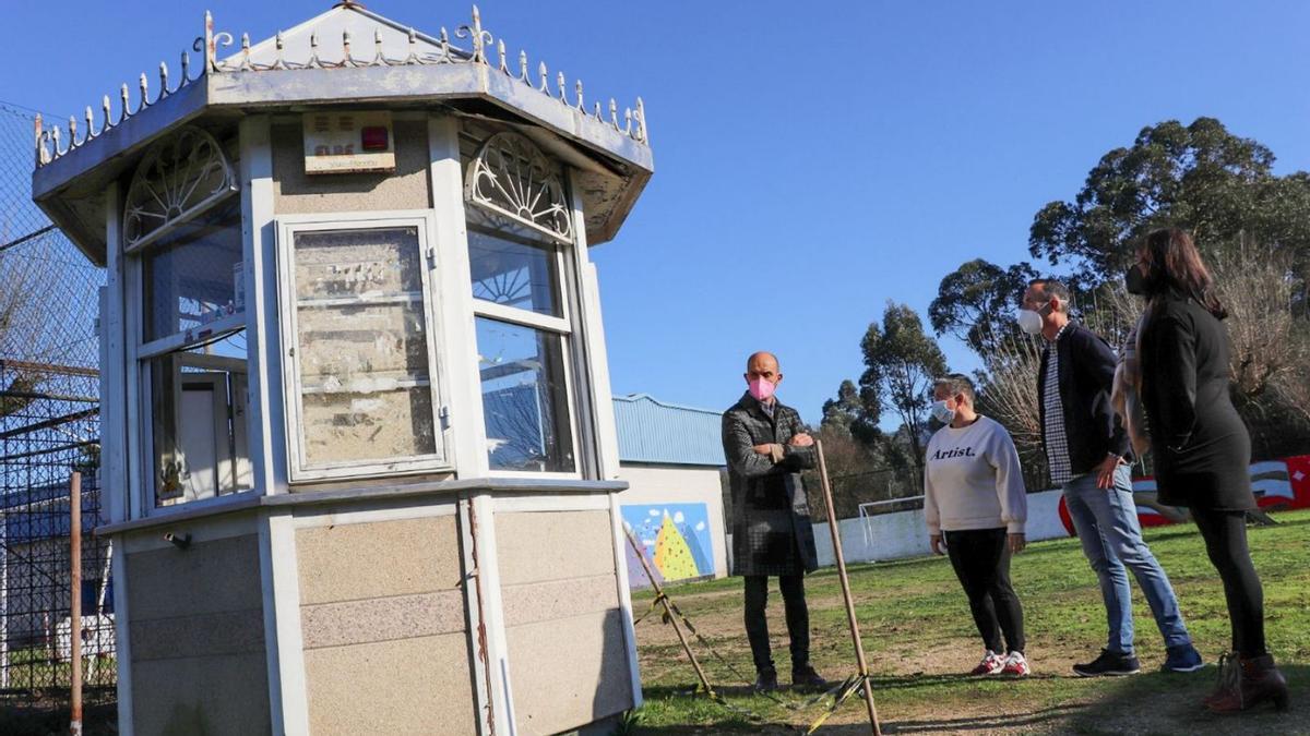 La caseta, que fue el quiosco de Mucha, se emplazará en el patio del CEIP Antonio Palacios.   | // D.P.