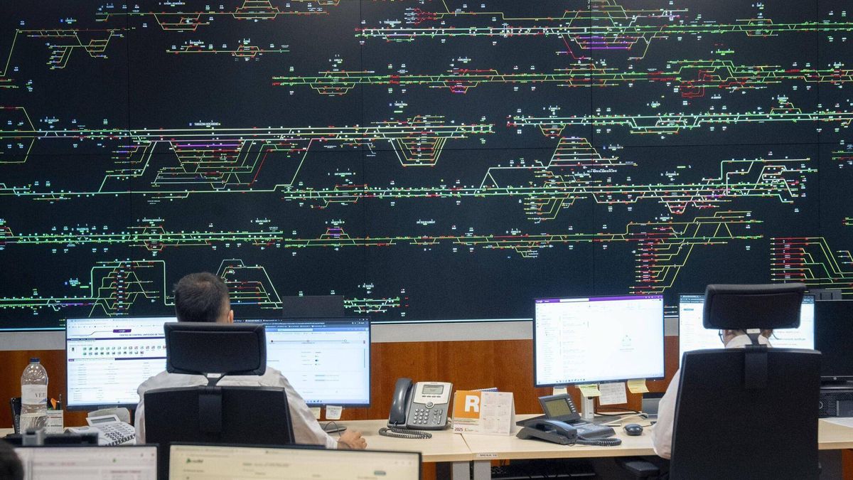Centro de Gestión de Rodalies, desde donde se monitoriza y controla toda la red de trenes en Catalunya.