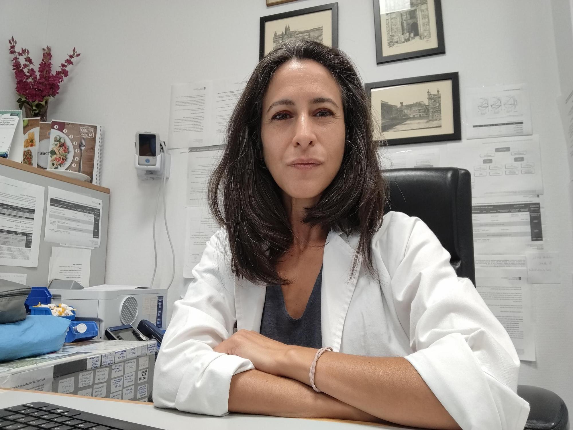 Vanessa Manso, coordinadora de Enfemería del centro de salud de Vite, en el Área Sanitaria de Santiago y Barbanza.