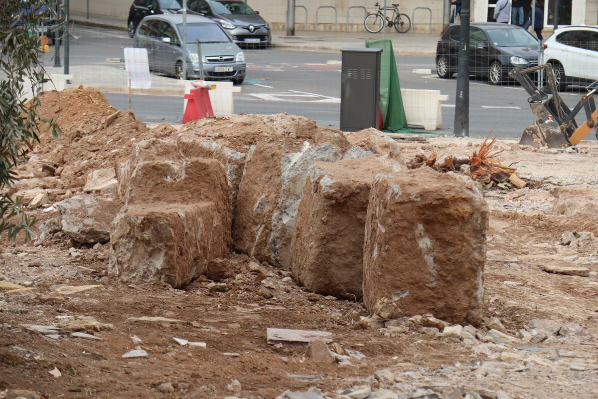 Así marchan las obras en el "agujero de la vergüenza" de Orriols