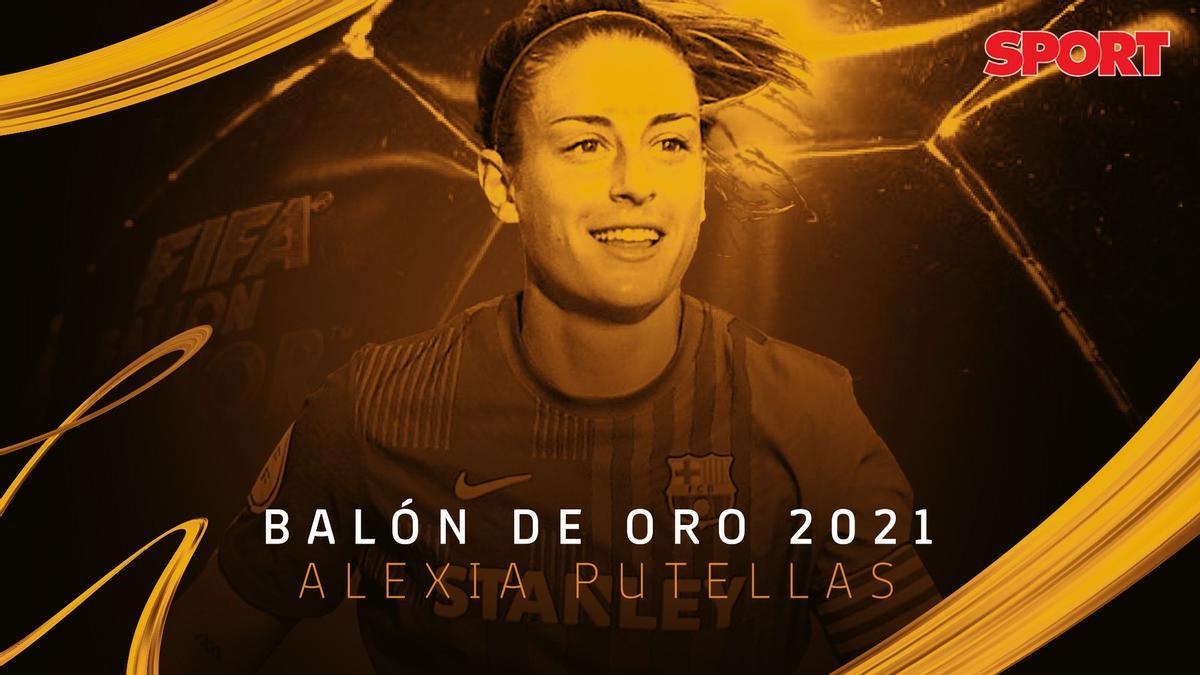 Alexia Putellas, ganadora del Balón de Oro Femenino 2021