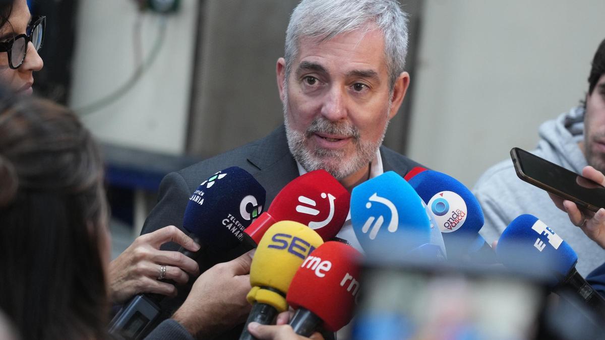 El presidente de Canarias, Fernando Clavijo.