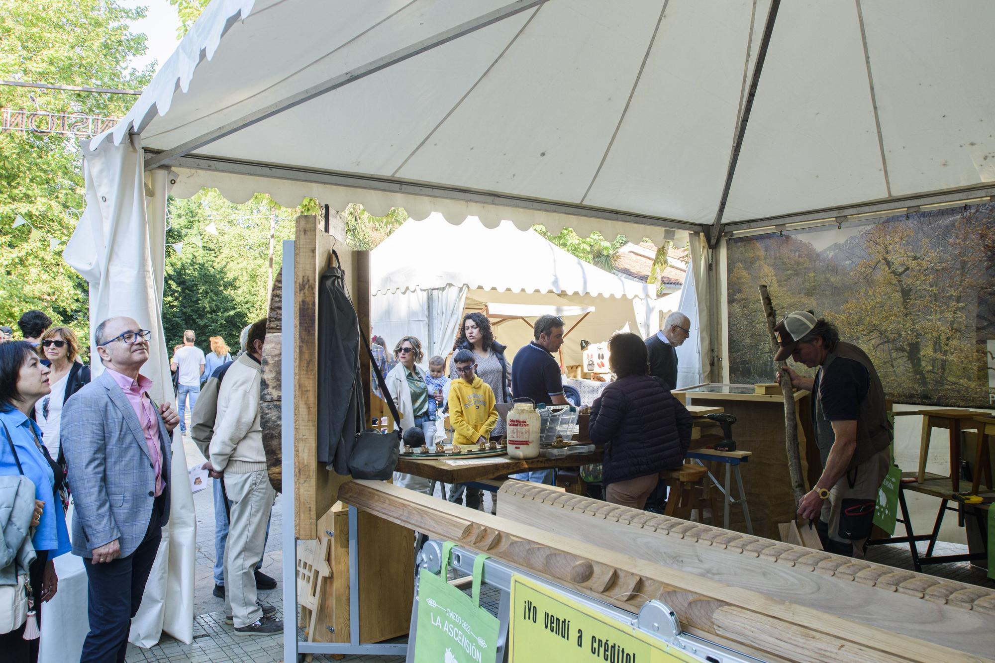 Inauguración de la feria de la Ascensión en Oviedo