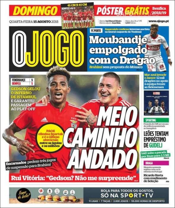 Portadas de los diarios deportivos