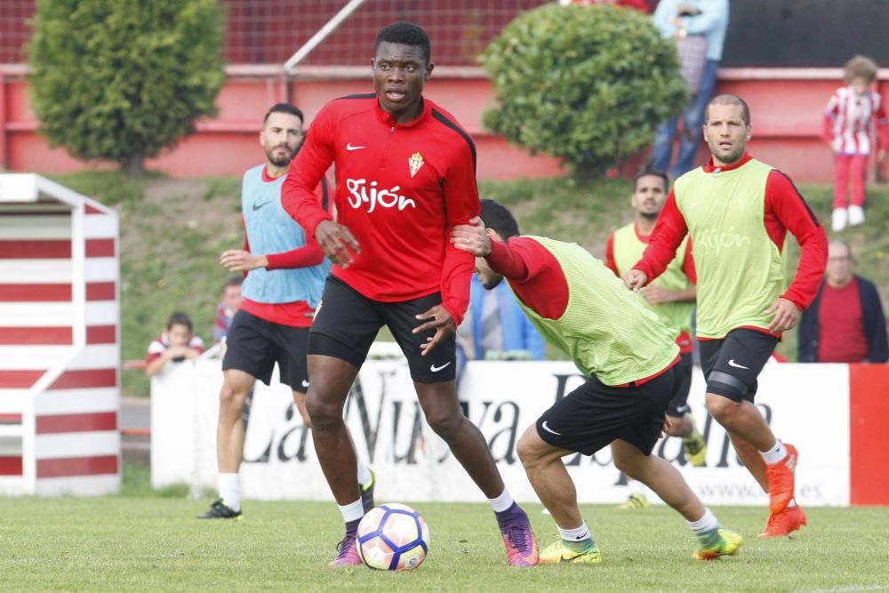 Entrenamiento del Sporting