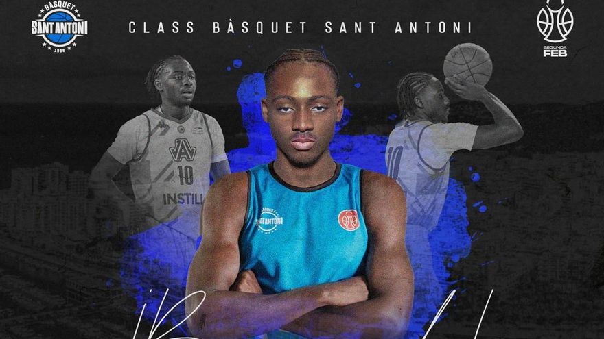 Mohamed Issouf, refuerzo para el juego interior del Class Bàsquet Sant Antoni