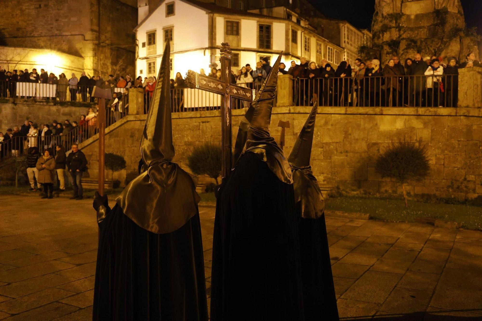 La procesión de la Oración no Horto das Oliveiras e Prendemento en San Francisco