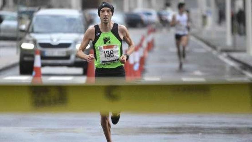 Lolo Penas en la carrera de Los Rosales en diciembre.