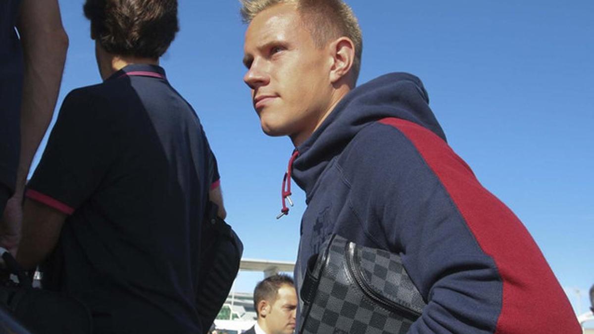 Ter Stegen habla maravillas de sus compañeros de vestuario