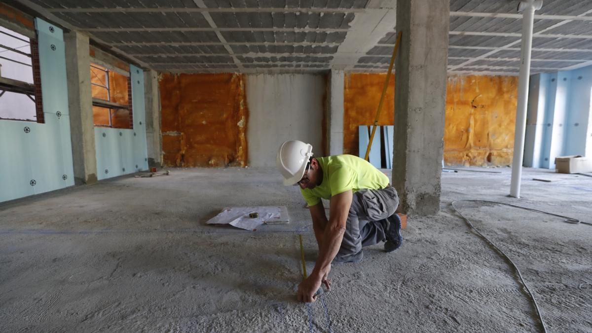 La construcción es uno de los sectores donde falta mano de obra.