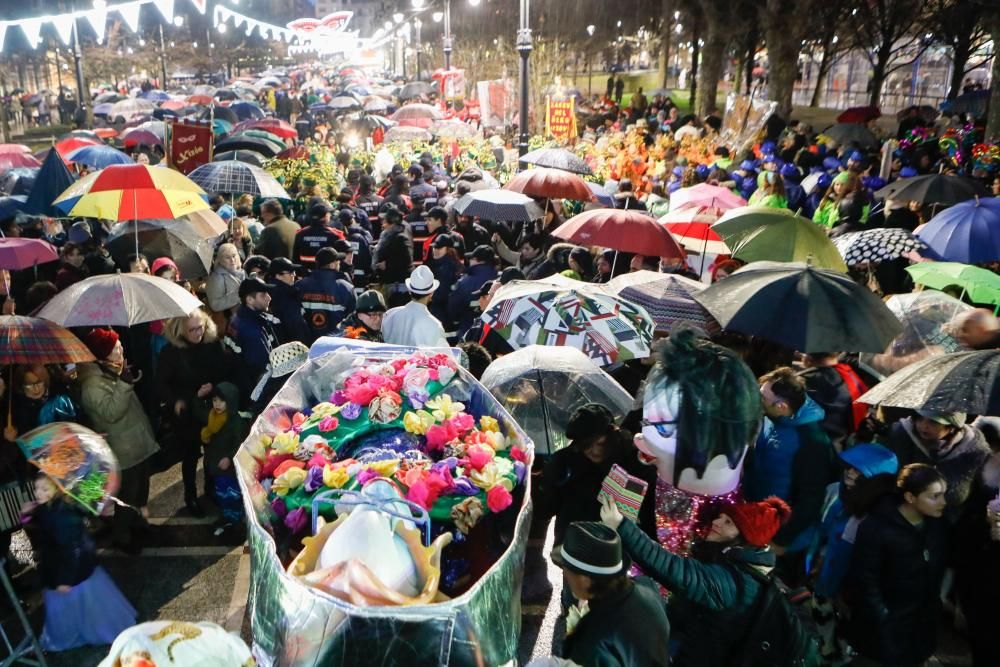 Carnaval de Gijón 2018: entierro de la sardina