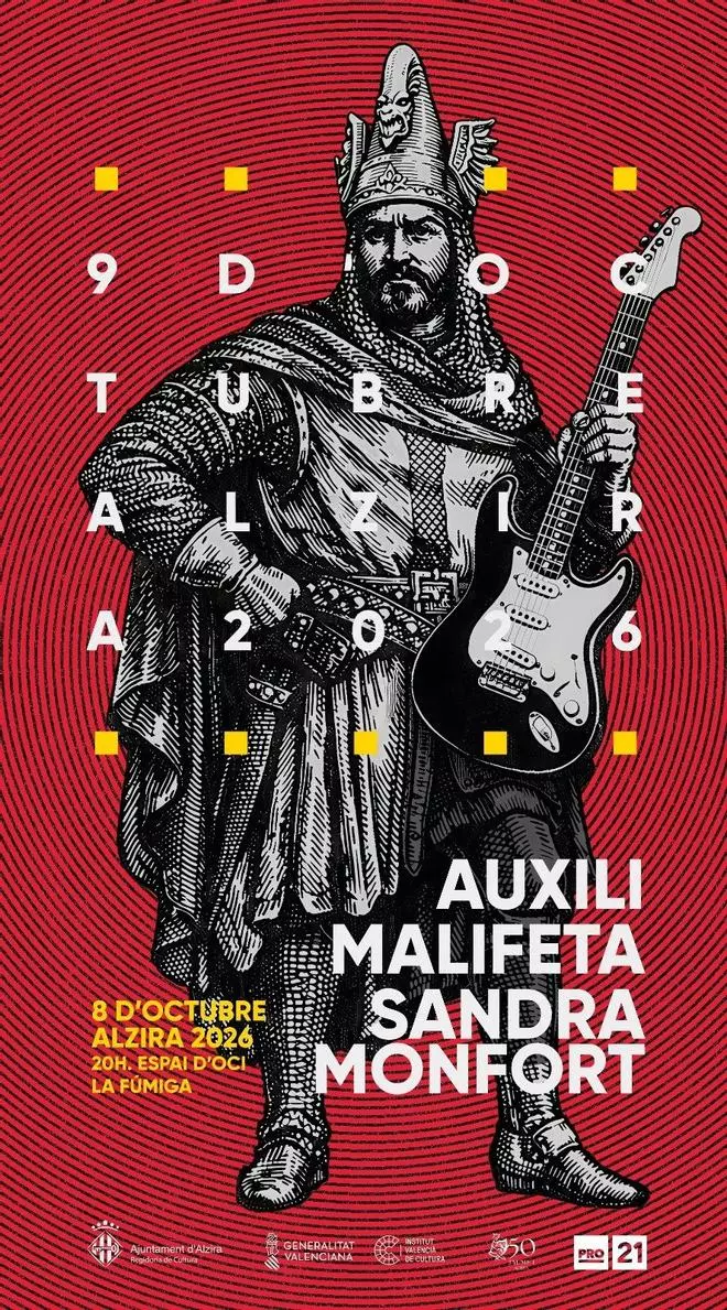Alzira pone a la venta las entradas para el concierto del 9 d’Octubre