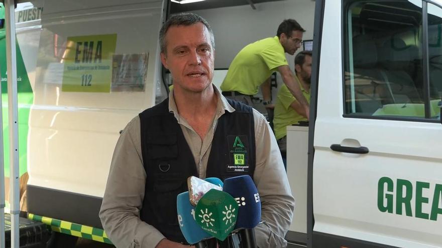 El director gerente de la Agencia de Emergencias de Andalucía, Alejandro García, justifica la decisión de no haber activado el 'Es-Alert'
