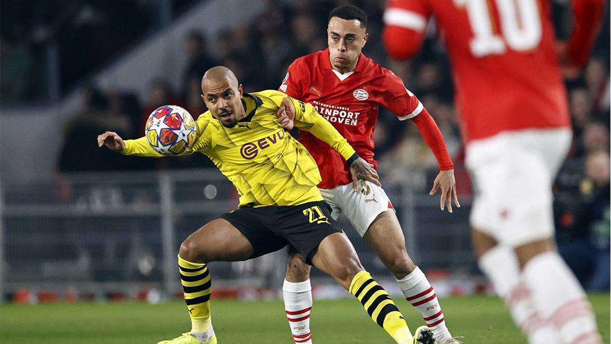 PSV - Borussia Dortmund | La ocasión de Sergiño Dest