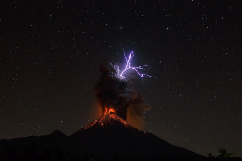 El volcà de Colima, a Mèxic