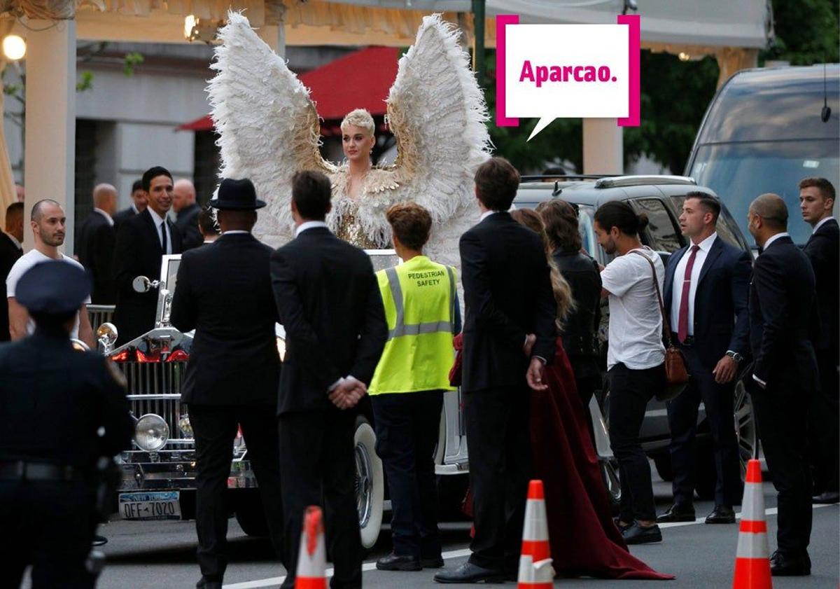 Katy Perry llega a la Gala Met
