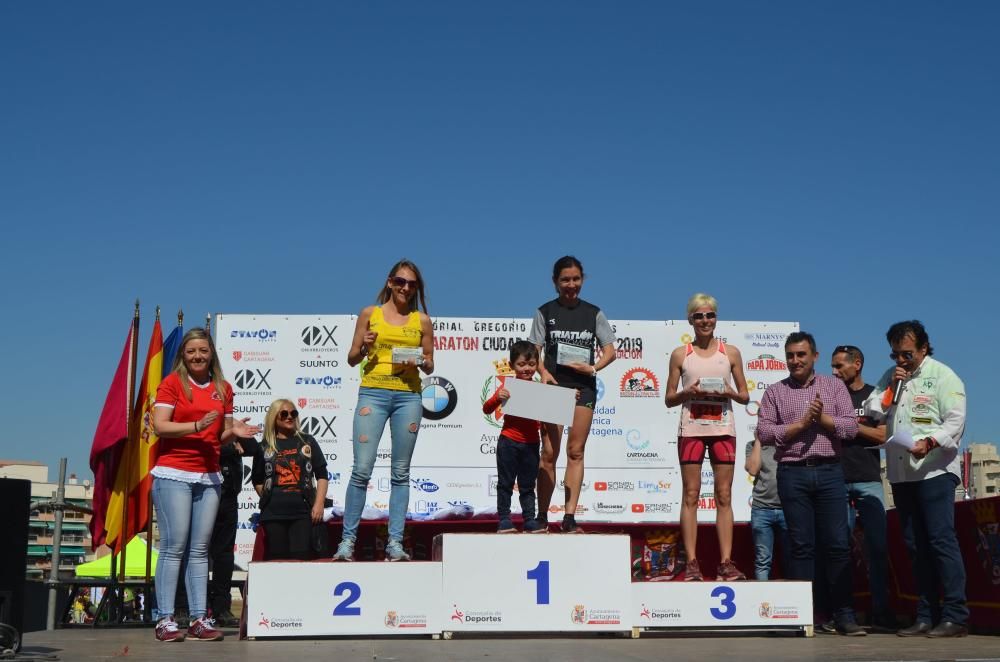 Ganadores de la Media Maratón de Cartagena