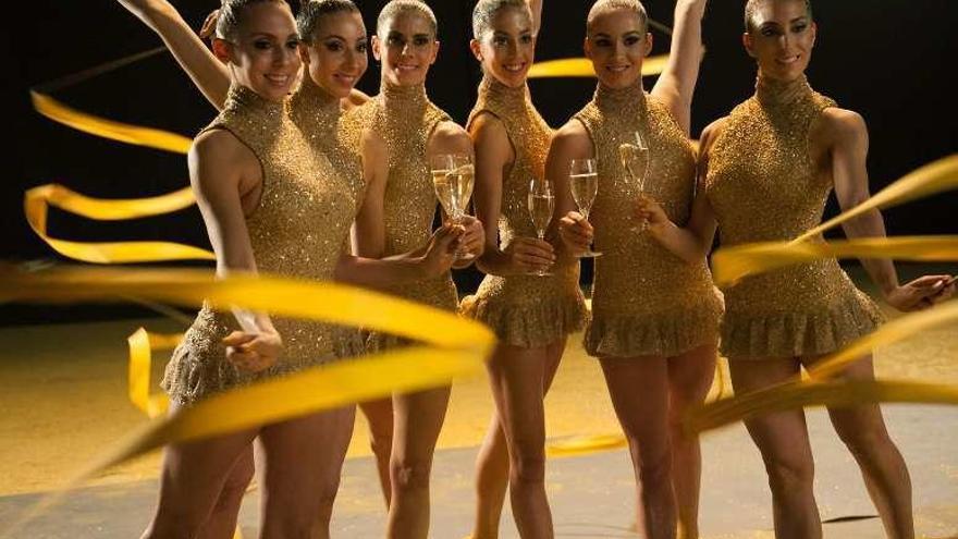 Las gimnastas olímpicas, en el &#039;spot&#039; de 2015.