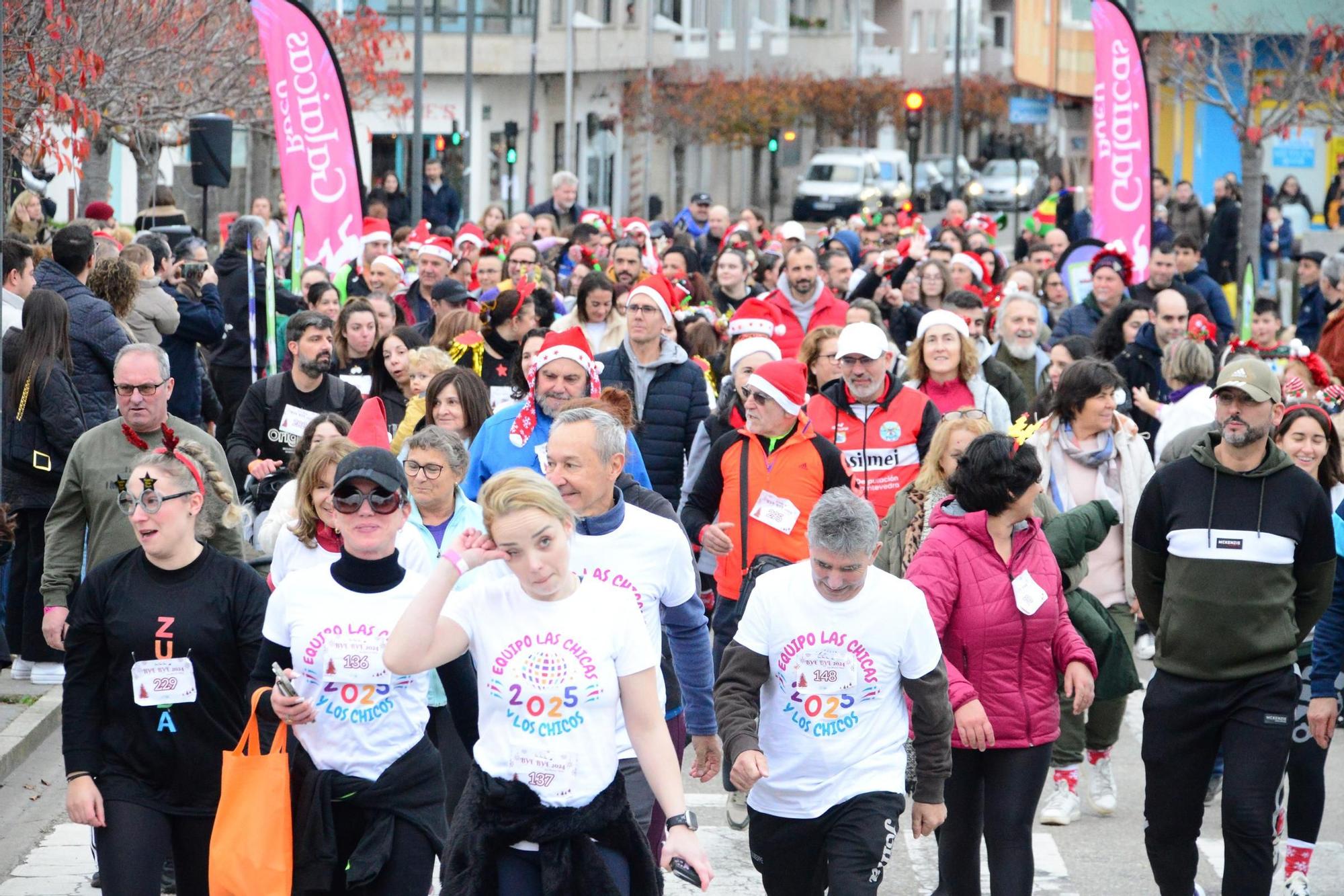La carrera San Silvestre "Bye bye 2024" de Bueu en imágenes