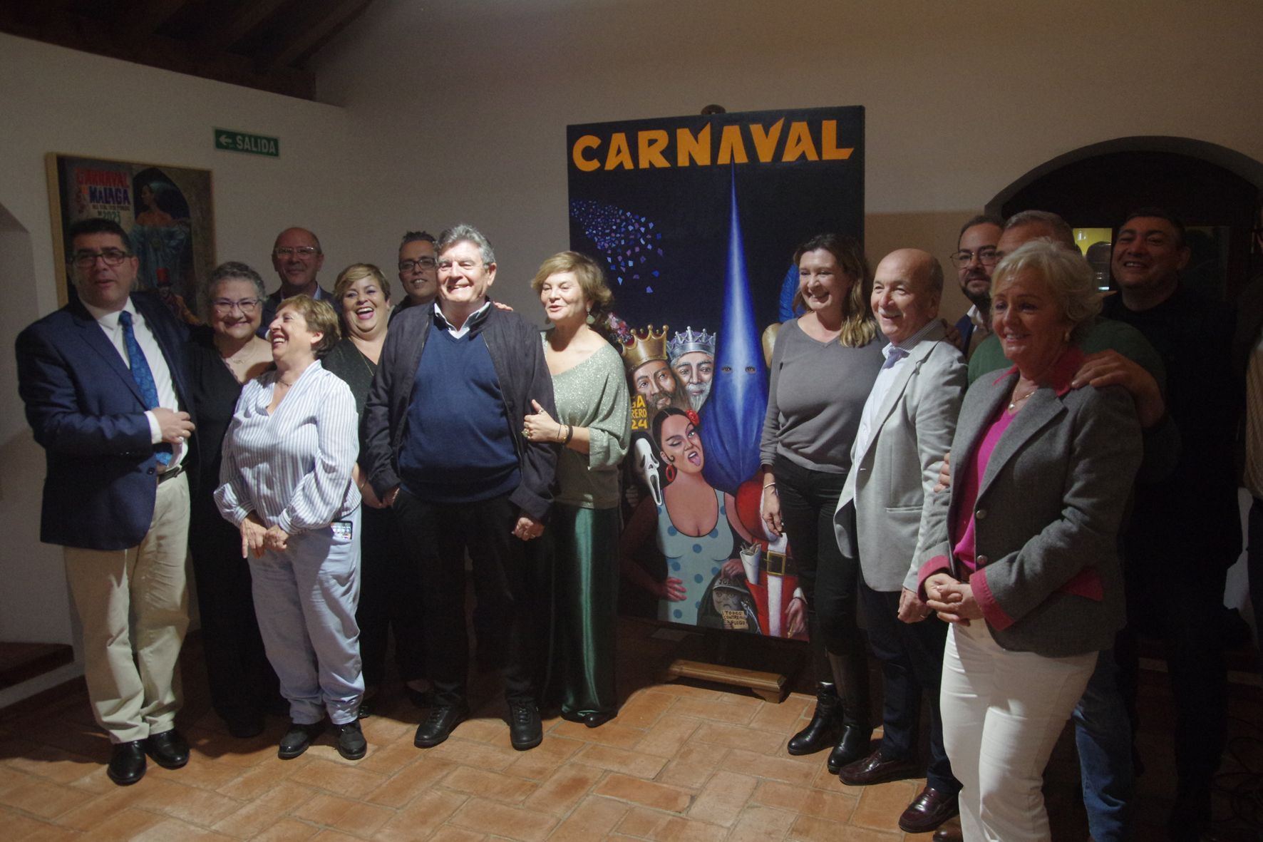 Presentación del cartel del Carnaval de Málaga de 2024
