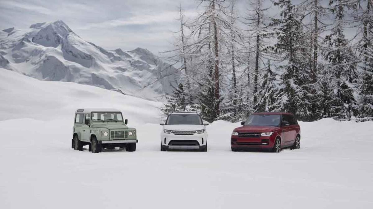 Land Rover, aventura en la nieve