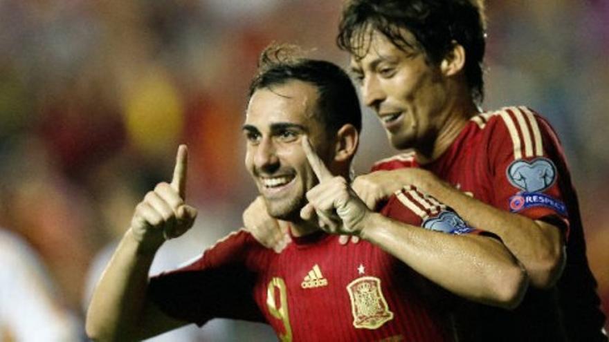 España 5 - Macedonia 1, debut goleador en la Roja de Paco Alcácer