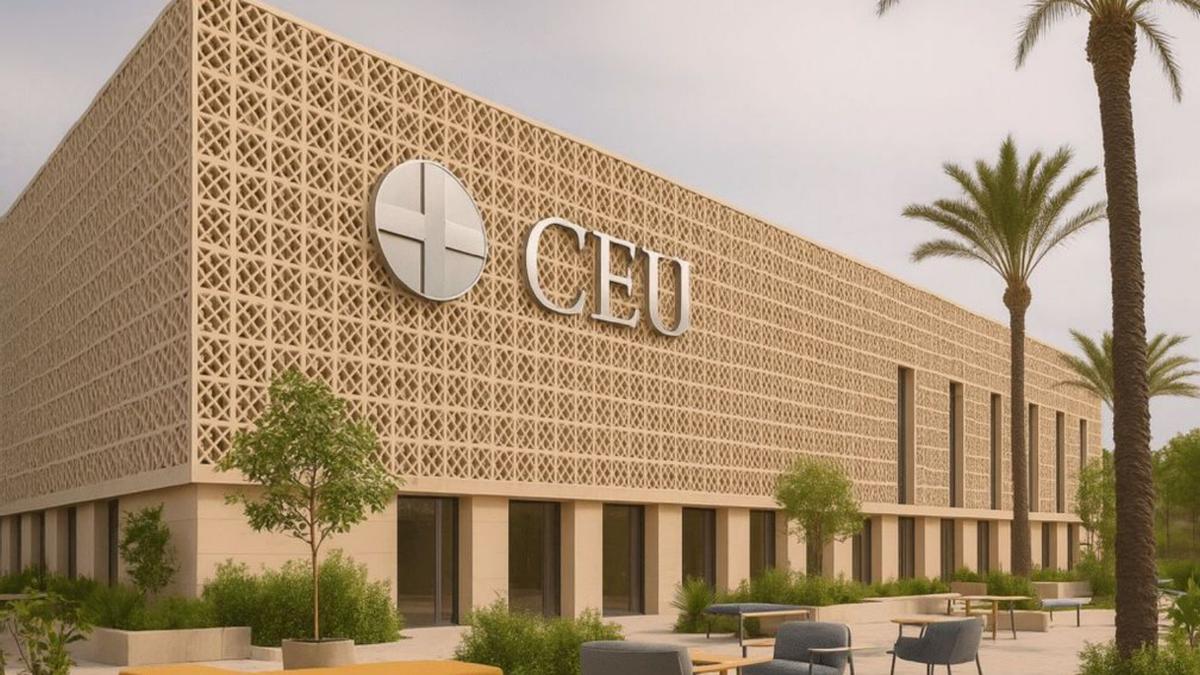 So soll das Gebäude für die Hochschule Beato Luis Belda aussehen.