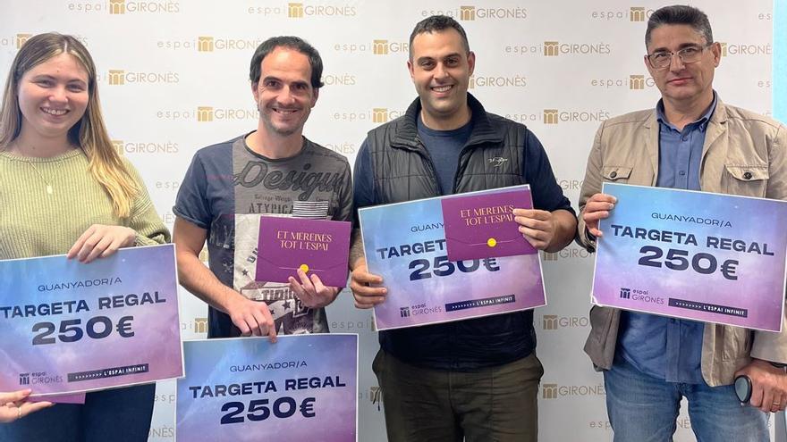Setze premiats amb targetes regal de 250 euros a l’Espai Gironès
