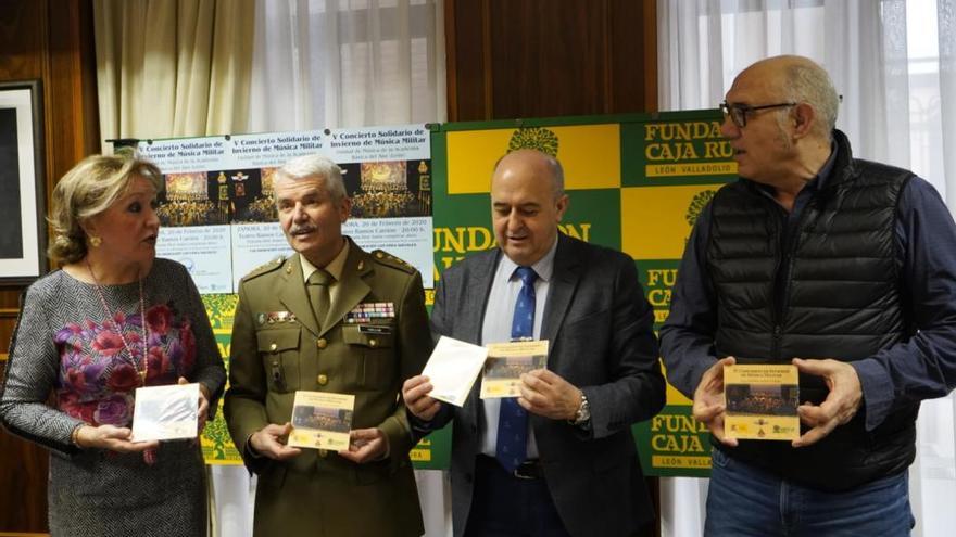 Presentación del concierto en Caja Rural.