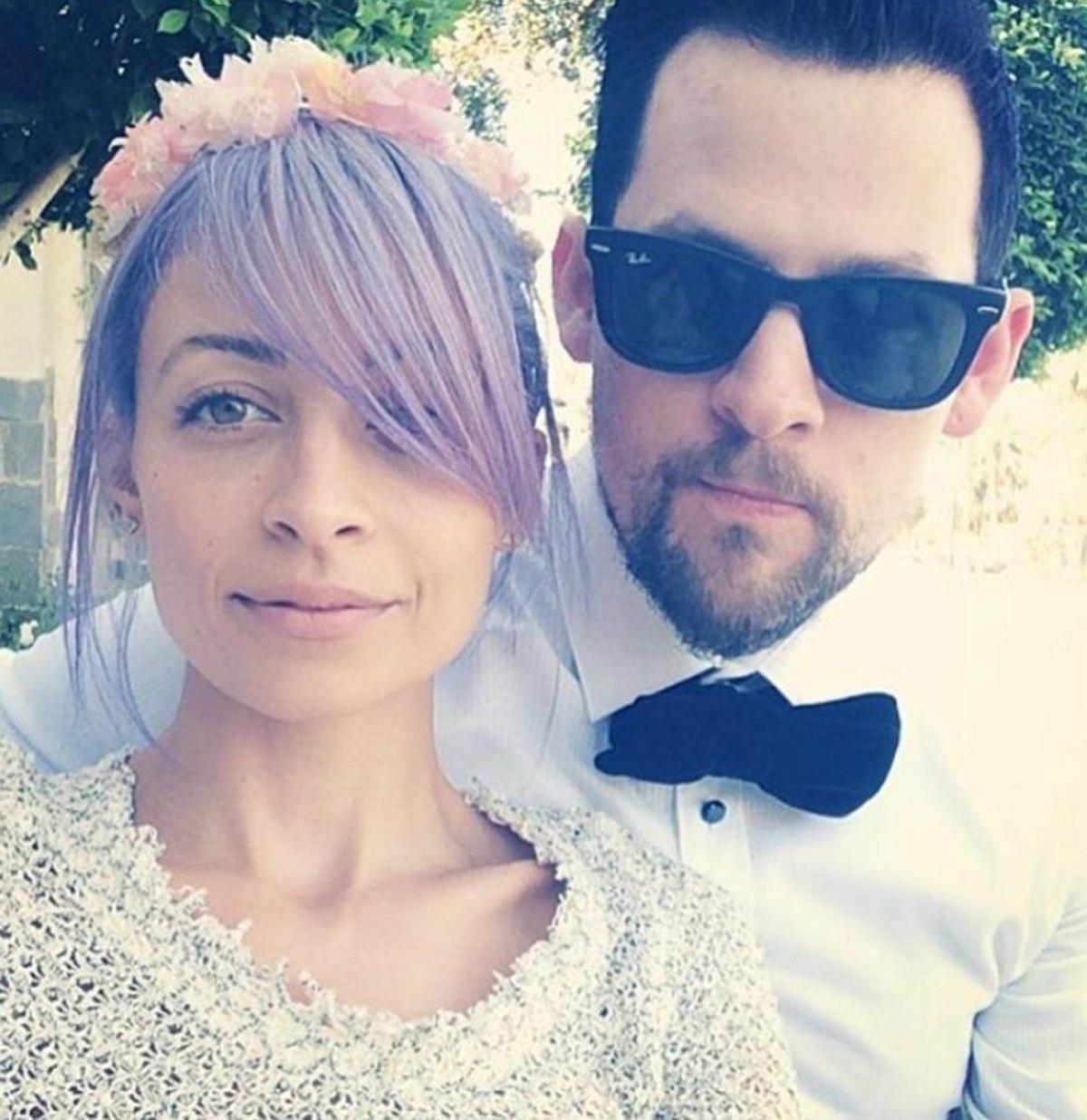 Nicole Richie y su marido Joel Madden