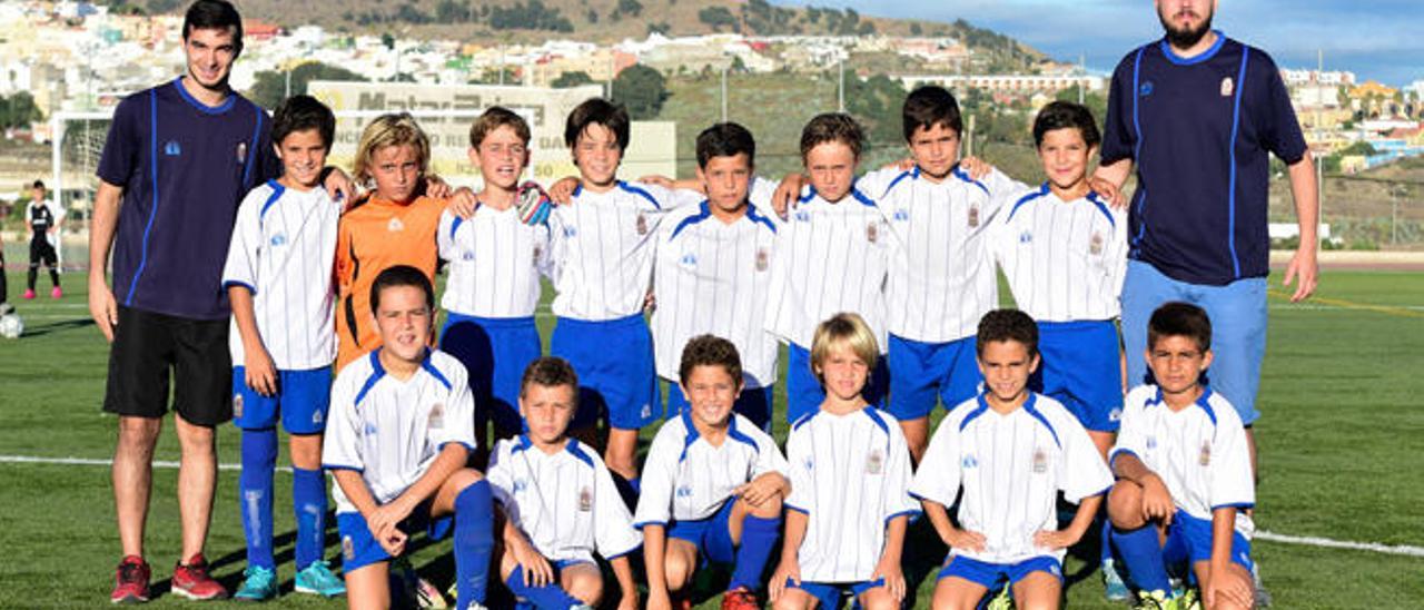 El equipo Benjamín del Claret