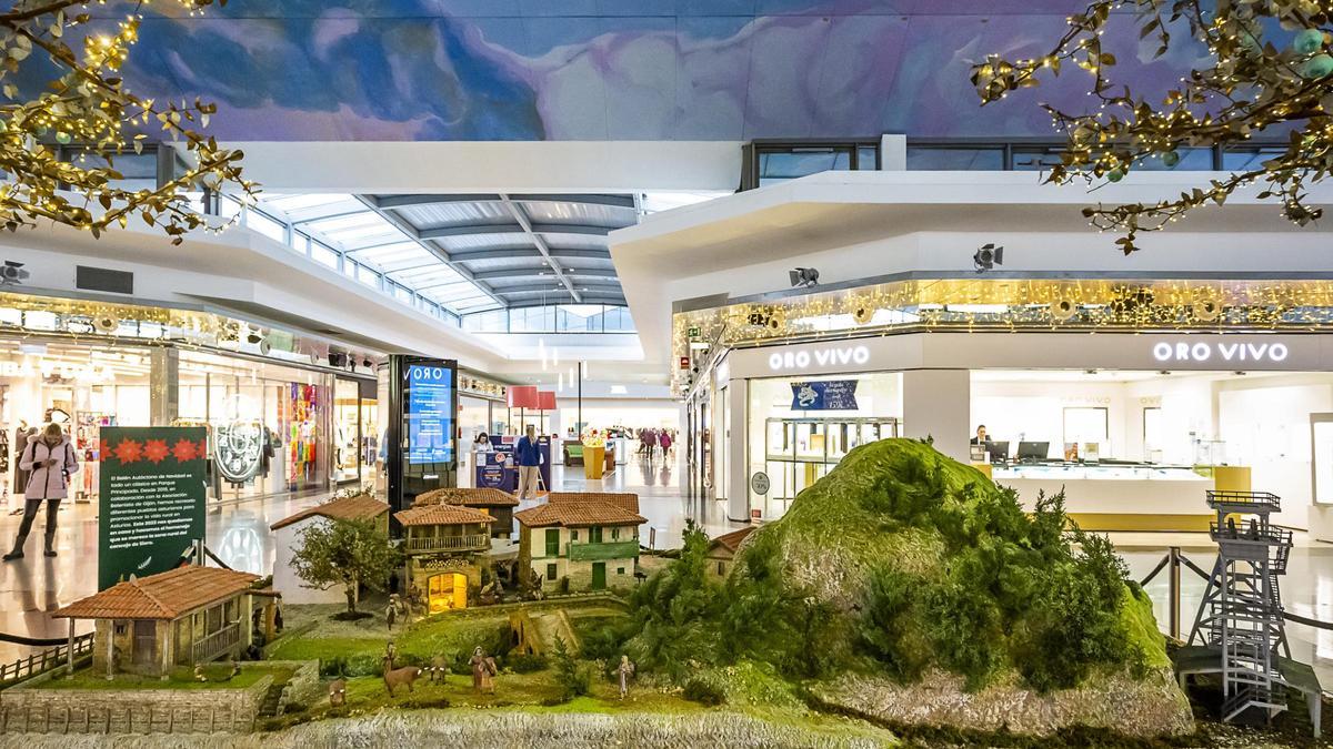 Imagen del belén dedicado a la zona rural de Siero.