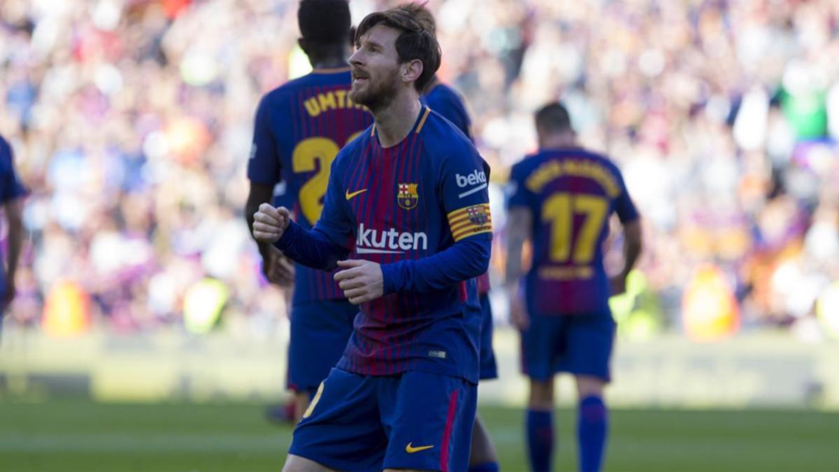 Messi se marcó un pequeño baile tras su gol al Athletic