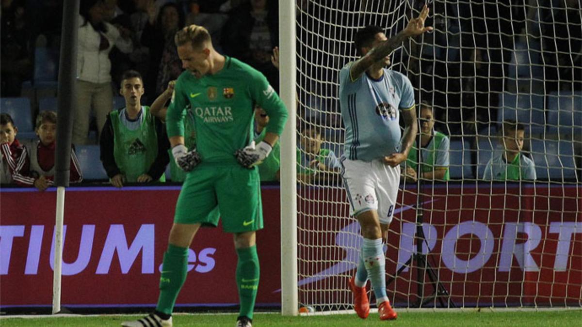 Ter Stegen falló en el cuarto gol