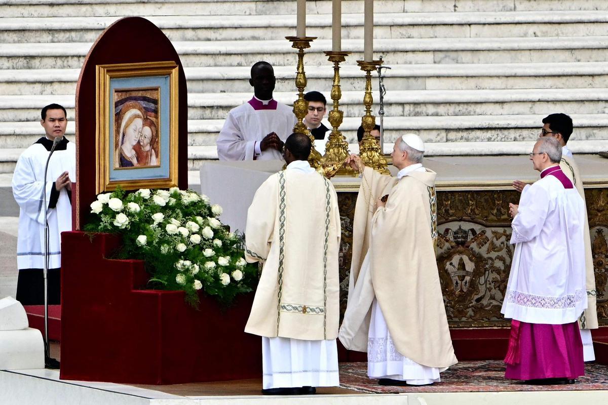 Misa de inicio del pontificado del papa León XIV
