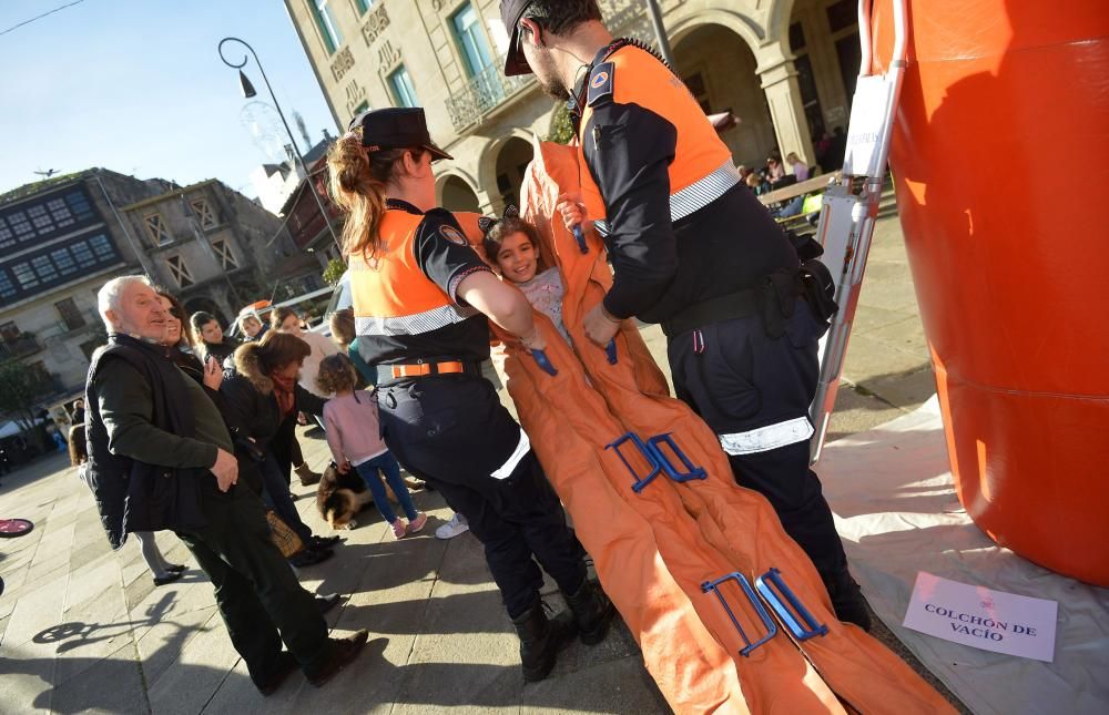 Jornada solidaria de Protección Civil de Pontevedr